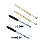 11-'12 RAM 3500 4WD Bilstein 5100 6-8" Front & 3-5" Rear Lift Shocks-24-187213-33-187228