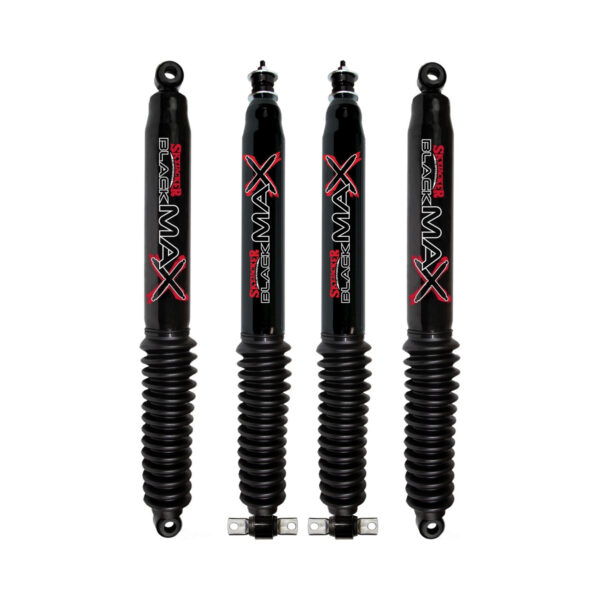 2003-2010 Dodge Ram 3500 2WD 1-2.5 Front 0-1 Rear Lift Skyjacker Black MAX Shocks