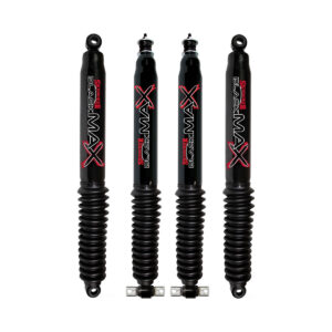 2003-2010 Dodge Ram Mega Cab 2WD 1-2.5 Fr 0-1 Rear Lift Skyjacker Black MAX Shocks
