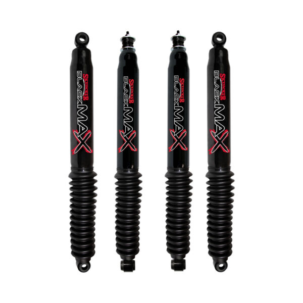 2011-2013 Dodge Ram 2500 4WD 4-4.5 Fr 4.5 Rear Lift Skyjacker Black MAX Shocks