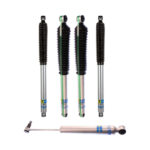 4-6 Lift Bilstein 5100 Shocks with 5100 Steering Stabilizer Shock for 1999-2004 Ford F250-F350 Super Duty 4WD