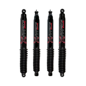 84-85 TOYOTA 4Runner 4WD 7-8 Fr 4-8.5 Rear Lift Skyjacker Black MAX Shocks