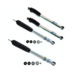 94-'02 Dodge Ram 3500 4WD Bilstein 5100 0-2.5" Front & 0-1" Rear Lift Shocks-24-185776-24-185783