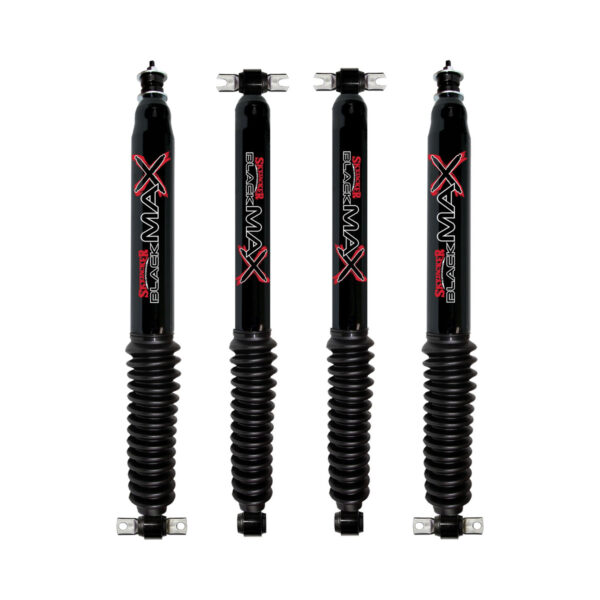 97-06 Jeep Wrangler 4WD 0-3 Fr 1-3 Rear Lift Skyjacker Black MAX Shocks