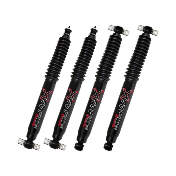 97-06 Jeep Wrangler TJ 4WD 6-9" Fr 6-8" Rear Lift Skyjacker Black MAX Shocks