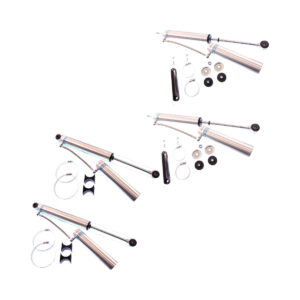 99-10 Chevy / GMC Sierra 2500HD 2WD Bilstein 5160 4" FR & 0-2" Rear Lift Shocks