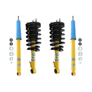 Bilstein 4600 Assembled Coilovers with OE Replacement Springs and Rear Shocks for 2005-2015 Toyota Tacoma 5 Lug