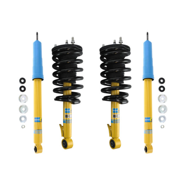 Bilstein 4600 Assembled Coilovers with OE Replacement Springs and Rear Shocks for 2005-2015 Toyota Tacoma 5 Lug