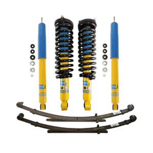 Bilstein 4600 Assembled Coilovers with OE Replacement Springs and Rear Shocks, Leaf Springs for 2005-2015 Toyota Tacoma