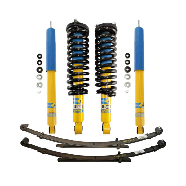 Bilstein 4600 Assembled Coilovers with OE Replacement Springs and Rear Shocks, Leaf Springs for 2005-2015 Toyota Tacoma