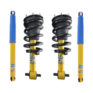 Bilstein 4600 Assembled Front Coilovers with OE Replacement Coils and Rear Shocks for 2007-2013 Chevy Silverado 1500