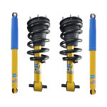 Bilstein 4600 Assembled Front Coilovers with OE Replacement Coils Rear Shocks for 2007-2013 GMC Sierra 1500