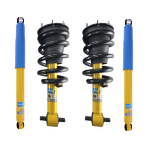 Bilstein 4600 Assembled Front Coilovers with OE Replacement Coils Rear Shocks for 2007-2013 GMC Sierra 1500