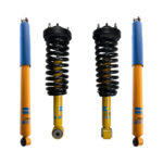 Bilstein 4600 Front Assembled Coilovers with OE Replacement Coils and Rear Shocks for 2004-2008 Ford F-150
