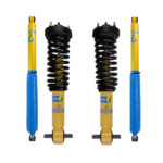 Bilstein 4600 Front Assembled Coilovers with OE Replacement Coils and Rear Shocks for 2014 Ford F-150
