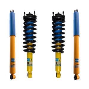 Bilstein 4600 Front Assembled Coilovers with OE Replacement Coils and Rear Shocks for 2015-2022 GMC Canyon
