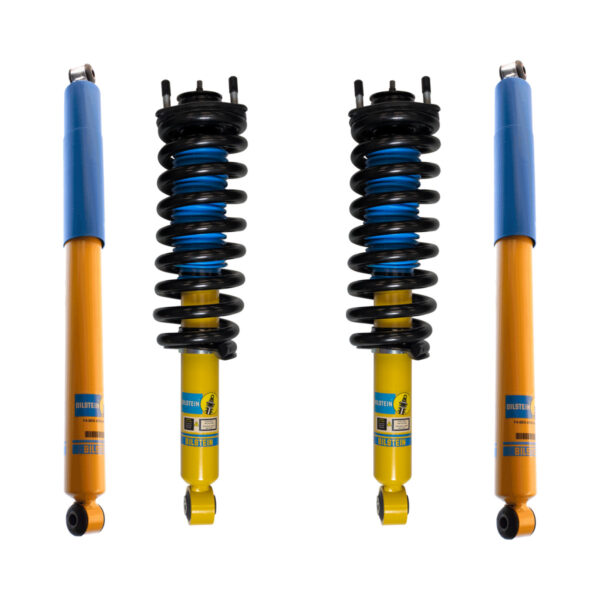 Bilstein 4600 Front Assembled Coilovers with OE Replacement Coils and Rear Shocks for 2015-2022 GMC Canyon