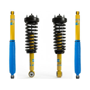 Bilstein 4600 Front Assembled Coilovers with OE Replacement Coils and Rear Shocks for 2021-2025 Ford F-150