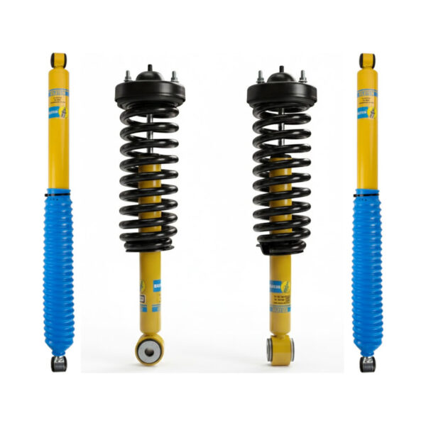 Bilstein 4600 Front Assembled Coilovers with OE Replacement Coils and Rear Shocks for 2021-2025 Ford F-150