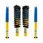 Bilstein 4600 Front Assembled Coilovers with OE Replacement Coils with Rear Shocks for 2002-2009 Chevrolet Trailblazer