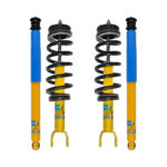 Bilstein 4600 Front Coilovers and Rear Shocks with OE Replacement Coils for 2019-2024 Ram 1500 4WD New Body