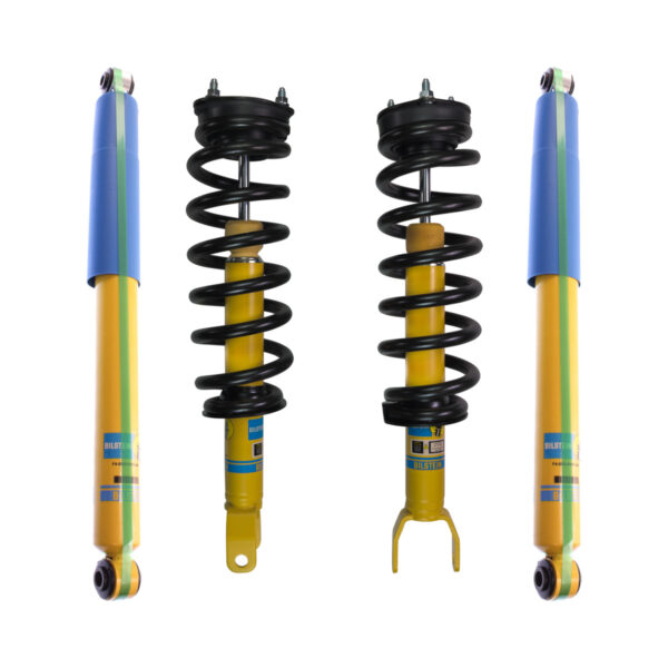 Bilstein 4600 Front Coilovers with OE Replacement Coils and Bilstein 4600 Rear Shocks for 2011-2018 Ram 1500 4WD