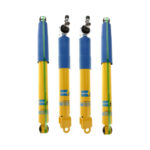 Bilstein 4600 Front & Rear Shocks for 11-'17 GMC Sierra 3500 HD 4WD