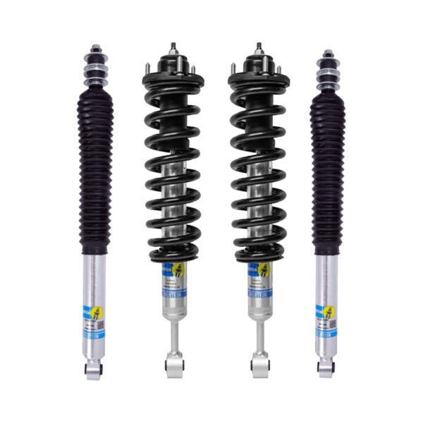 Bilstein 5100 0-0.85 Lift Front Assembled Coilovers with OE Springs and 0-1 Rear Lift Shocks for 2005-2015 Toyota Tacoma