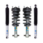 Bilstein 5100 0-1.6 Front Lift Assembled Coilovers and 0-1 Rear Lift Shocks for 2015-2018 GMC Yukon