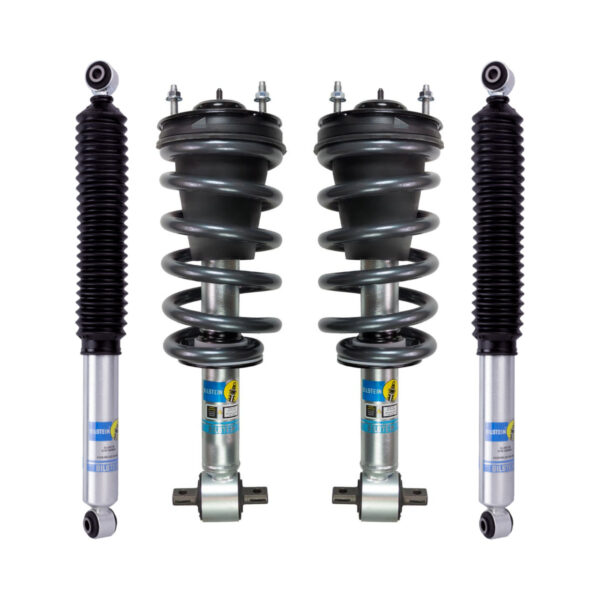 Bilstein 5100 0-1.6 Front Lift Assembled Coilovers and 0-1 Rear Lift Shocks for 2015-2018 GMC Yukon