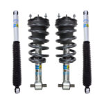 Bilstein 5100 0-1.8 Front Lift Assembled Coilovers with OE Replacement coils and Rear Shocks for 2014-2018 Chevy-GMC Silverado-Sierra 1500