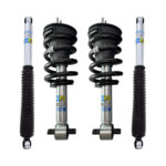 Bilstein 5100 0-2.5 Front Lift Assembled Coilovers with OE Replacement coils and Rear Shocks for 2019-2023 Chevy-GMC Silverado-Sierra 1500