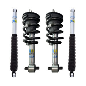 Bilstein 5100 0-2.5 Front Lift Assembled Coilovers with OE Replacement coils and Rear Shocks for 2019-2023 Chevy-GMC Silverado-Sierra 1500