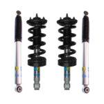 Bilstein 5100 0-2 Front Lift Assembled Coilovers and 0-1 Rear Lift Shocks for 2004-2015 Nissan Titan