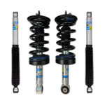 Bilstein 5100 0-2 Front Lift Assembled Coilovers and 0-2 Rear Lift Shocks for 2016-2024 Nissan Titan XD