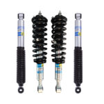 Bilstein 5100 0-2 Lift Assembled Front Coilovers with OE Replacement Springs and 1-1.5 Rear Lift Shocks for 1995-2004 Toyota Tacoma