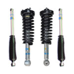 Bilstein 5100 0-2 Lift Front Assembled Coilovers with OE Springs and rear Bilstein 5100 Shocks for 2004-2008 Ford F-150 4WD-2WD