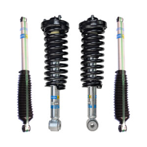 Bilstein 5100 0-2 Lift Front Assembled Coilovers with OE Springs and rear Bilstein 5100 Shocks for 2004-2008 Ford F-150 4WD-2WD