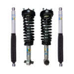 Bilstein 5100 0-2 Lift Front Coilovers with OE Replacement Coils and 5100 0-1 Rear Lift Shocks for 2014 Ford F-150 4WD-2WD