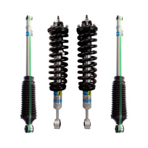 Bilstein 5100 0-2" Lift Front Coilovers with OE Replacement Coils and Rear 0-1" Lift Shocks for 2009-2013 Ford F-150