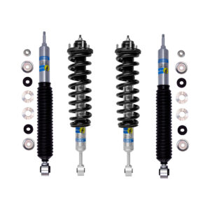 Bilstein 5100 0-2.5 Front Lift Assembled Coilovers with OE Replacement Springs and 0-2 Rear Lift Shocks for 2003-2009 Lexus GX470