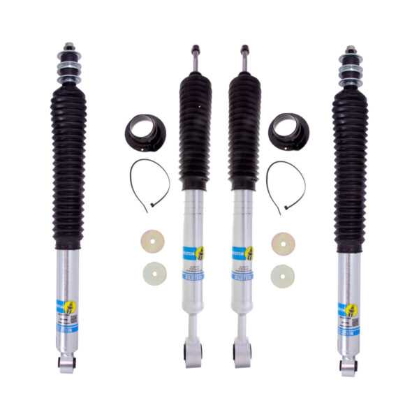 Bilstein 5100 0.87-2.28" adjustable front 0-1" rear lift shocks for 2007-2021 Toyota Tundra