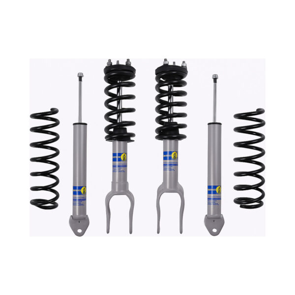 Bilstein 5100 0.4-1.75 Front Lift Assembled Coilovers with OE Replacement Coils and Rear Shocks with Rear Coils for 2011-2015 Jeep Grand Cherokee WK2