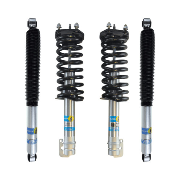 Bilstein 5100 0.75-2 Front Lift Assembled Coilovers with OE Replacement Coils and Rear Shocks for 2005-2010 Jeep Commander XK