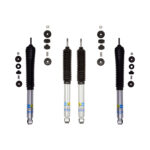 Bilstein 5100 0-2.5 Front and 0-1 Rear Lift Shocks for 2019-2023 Ram 2500 4WD