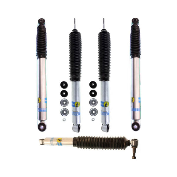 Bilstein 5100 4″ Front & 2″ Rear Lift Shocks +Stabilizer for 99-’10 Chevy/GMC Silverado/Sierra 1500 HD 4WD