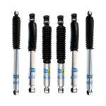 Bilstein 5100 4" Quad Front, 2-4" Rear Lift Shocks for 1980-1996 Ford Bronco