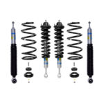 Bilstein 5100 with OME 2-2.5 Front Lift Assembled Coilovers-0-2 Rear Lift Shocks with OME 2 Rear Lift Coils and Icon Rear Coil Conversion Kit for 2003-2009 Lexus GX470