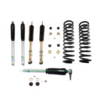 Bilstein 5112 2 Front and Rear Levelling Lift Kit with B8 5100 Steering Stabilizer for 2005-2007 Ford F250 4WD