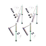 Bilstein 5160 1.5-3" Front & 2" Rear Lift Shocks 07-'17 JEEP Wrangler JK 4WD